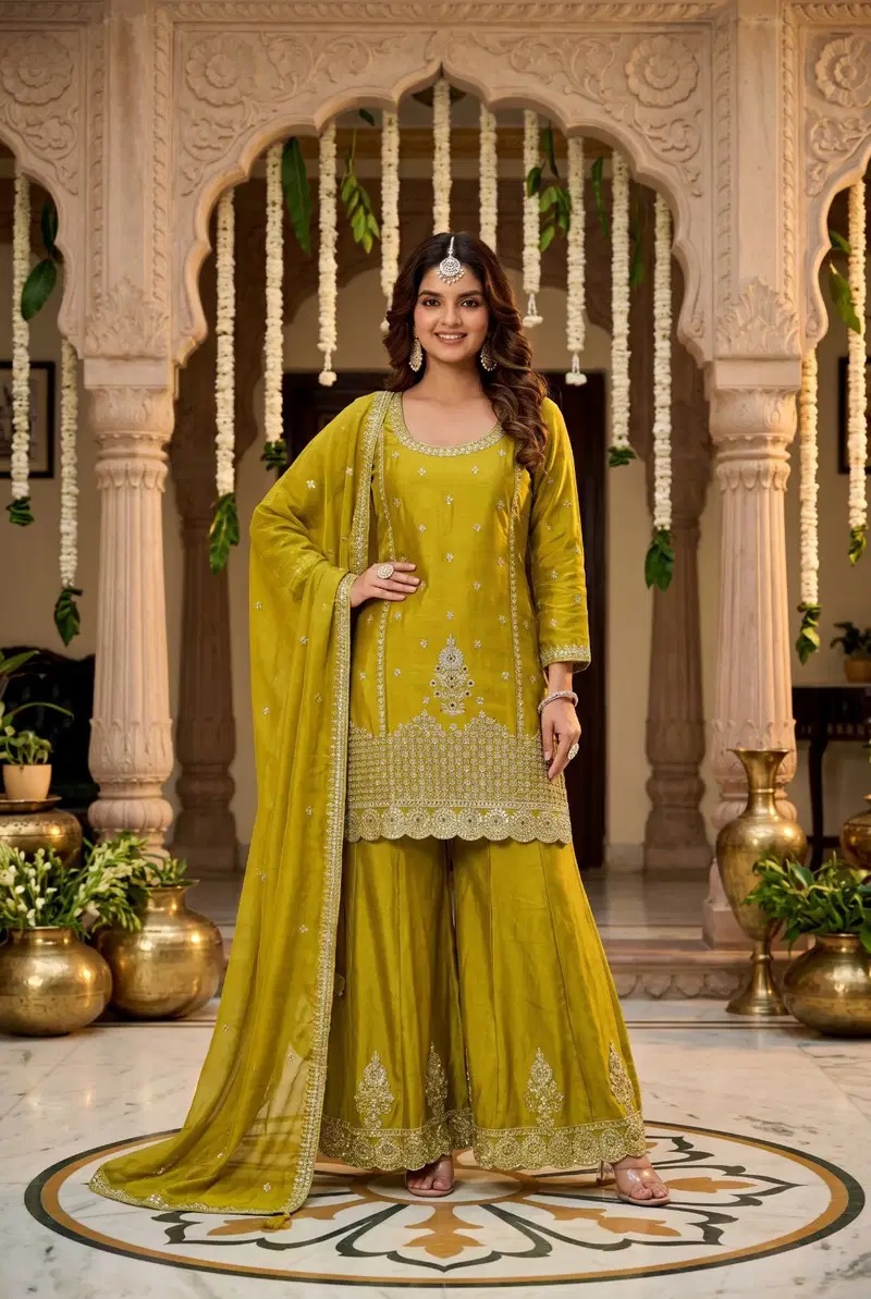 Roohaa Vol 8 Chinon Silk Designer Salwar Kameez Collection