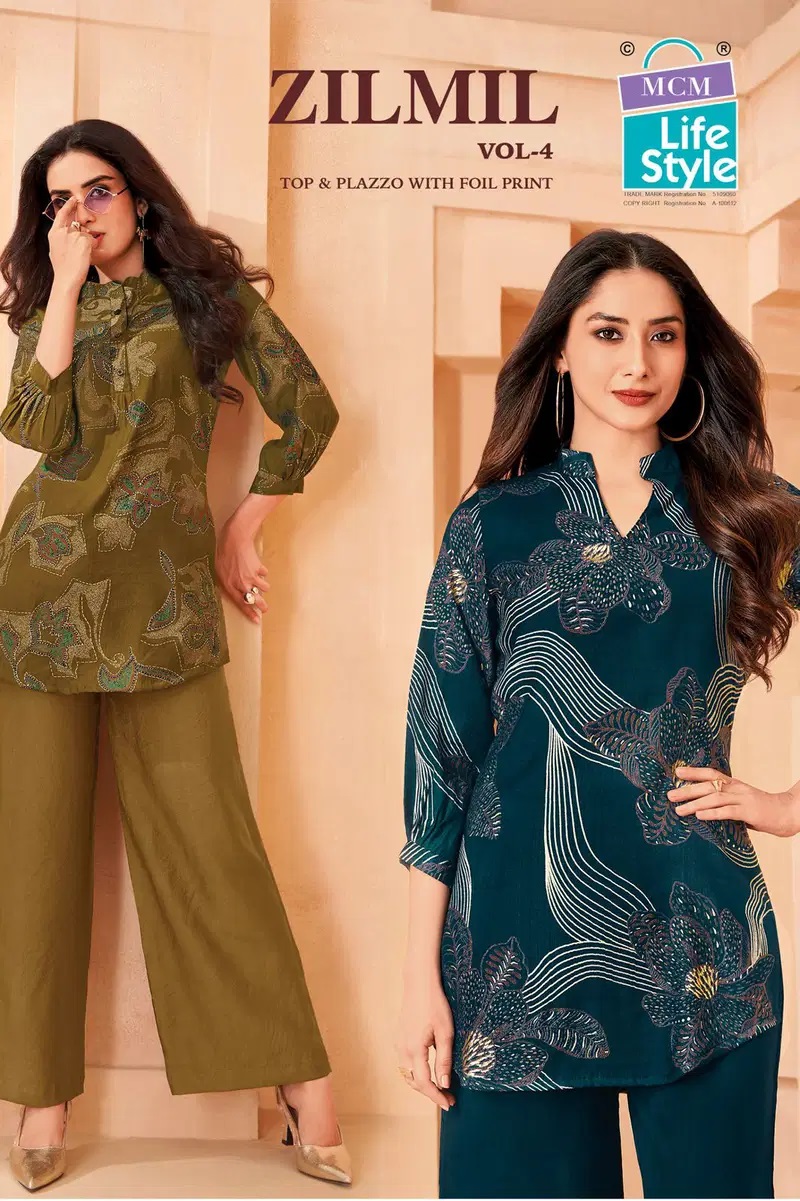 Mcm Zilmil Vol 4 Vartican Printed Co Ord Set Collection