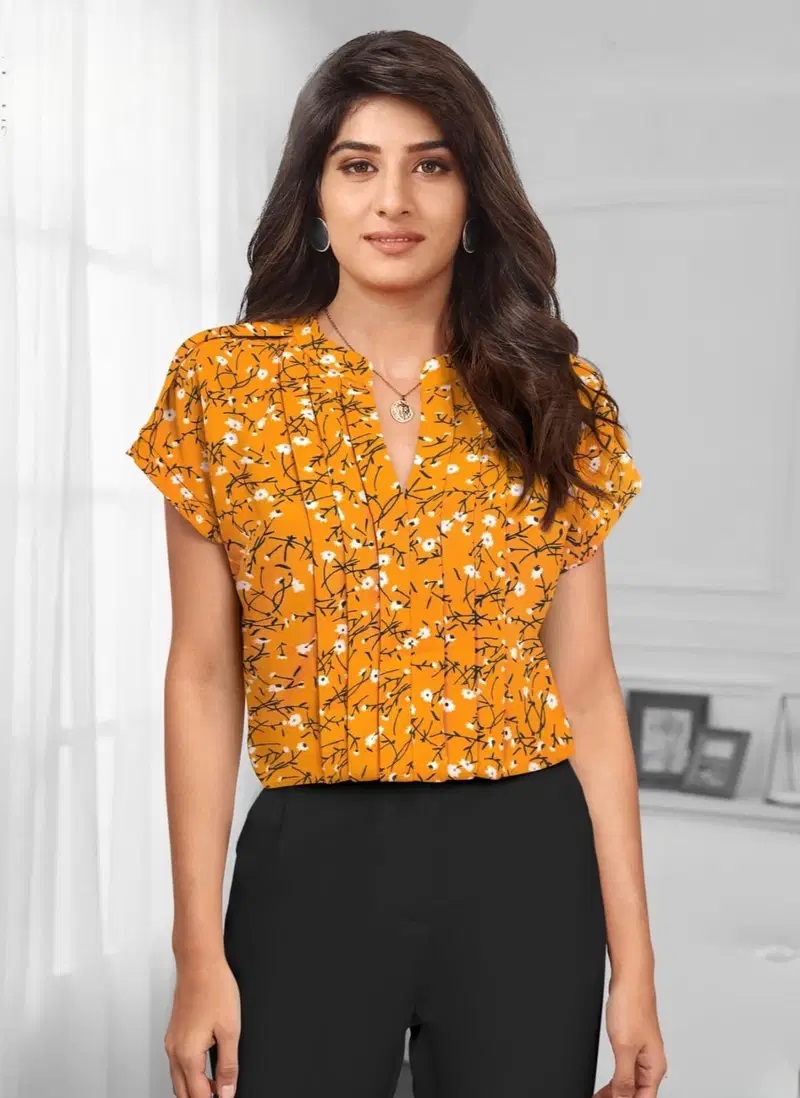 Emily 5161 Cotton Printed Tops Collection
