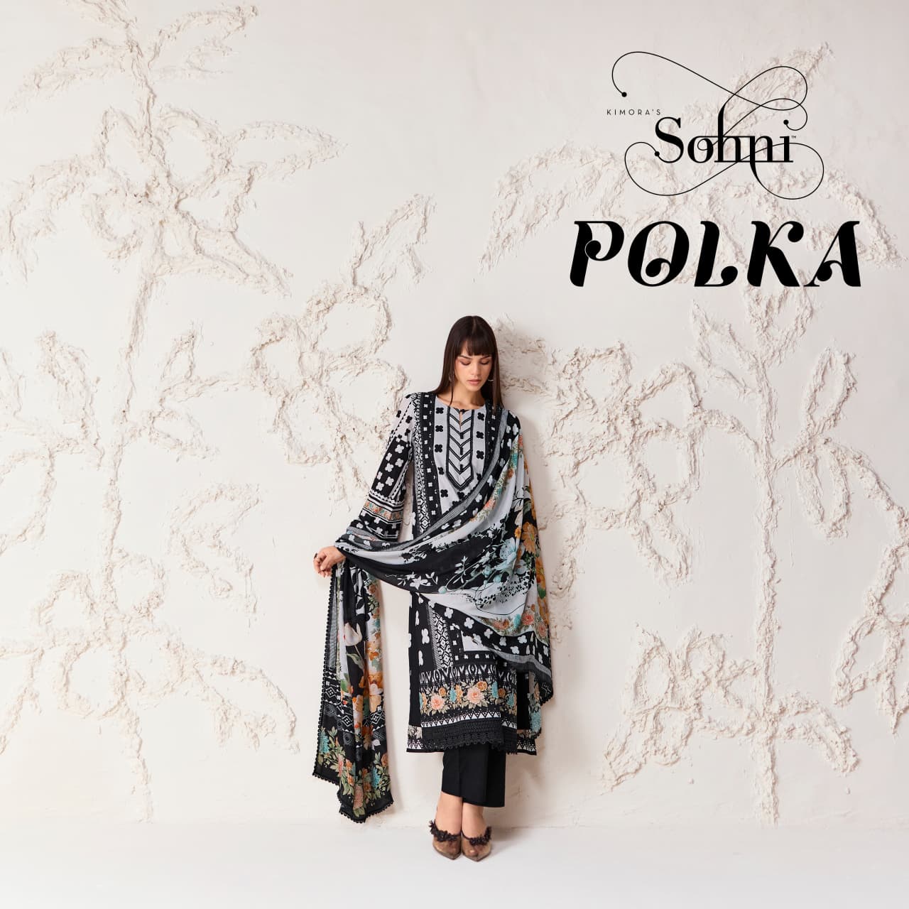 Kimora Sohni Polka 74 Cotton Printed Salwar Kameez