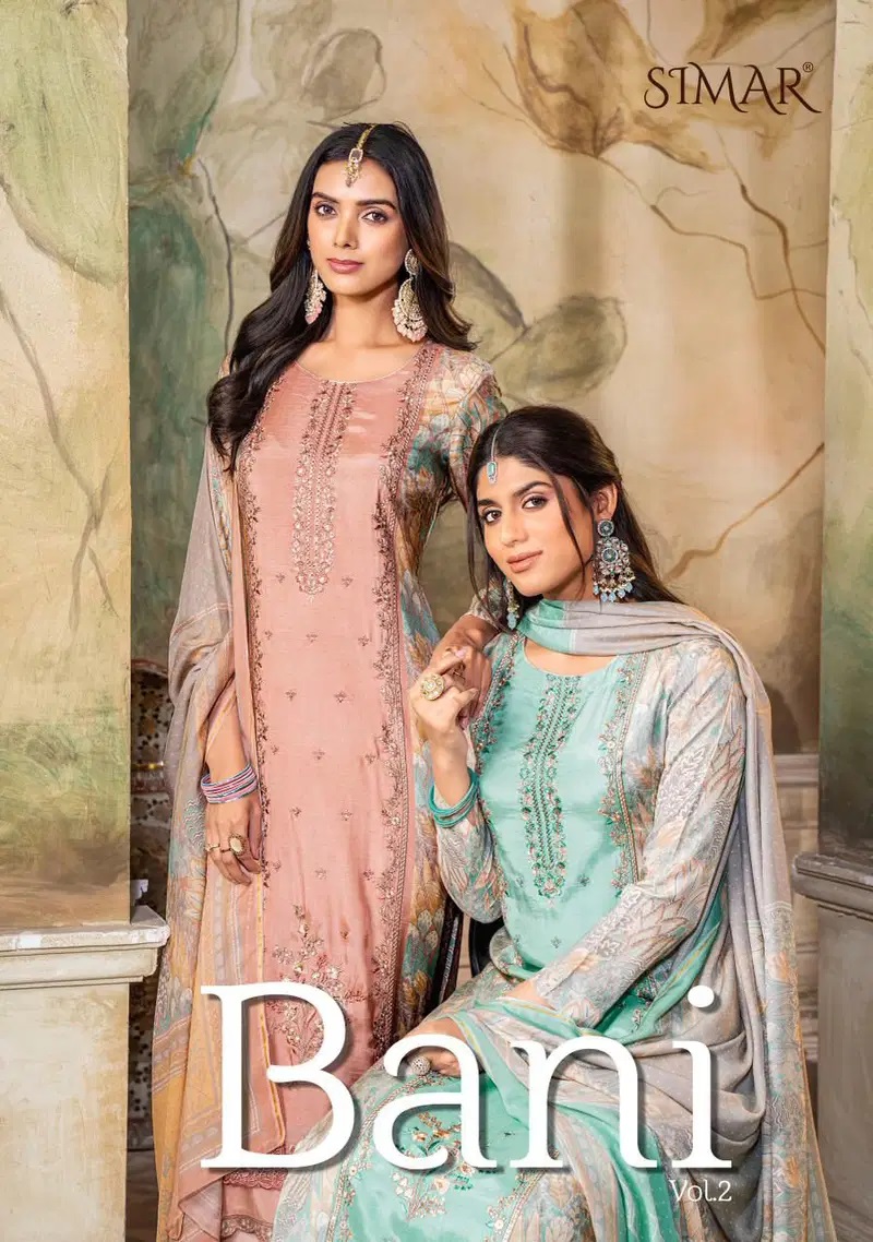 Glossy Simar Bani Vol 2 Lawn Cotton Salwar Kameez Collection