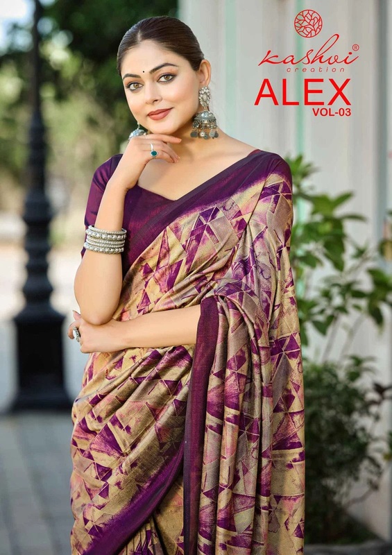 Kashvi Alex Vol 3 Printed Sarees Below 500 Wholesale Price Collection