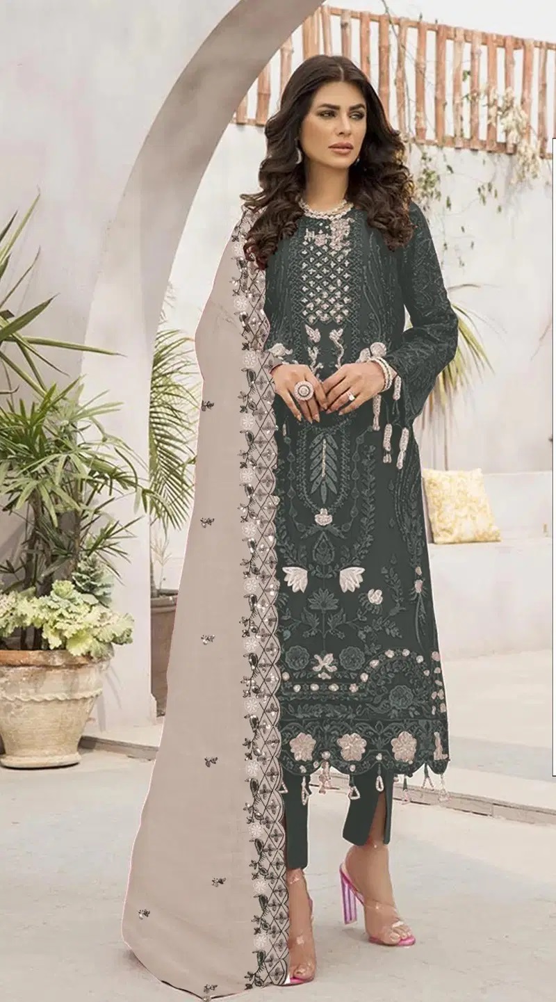 Mah E Rooh 5154 A To F Georgette Pakistani Salwar Kameez