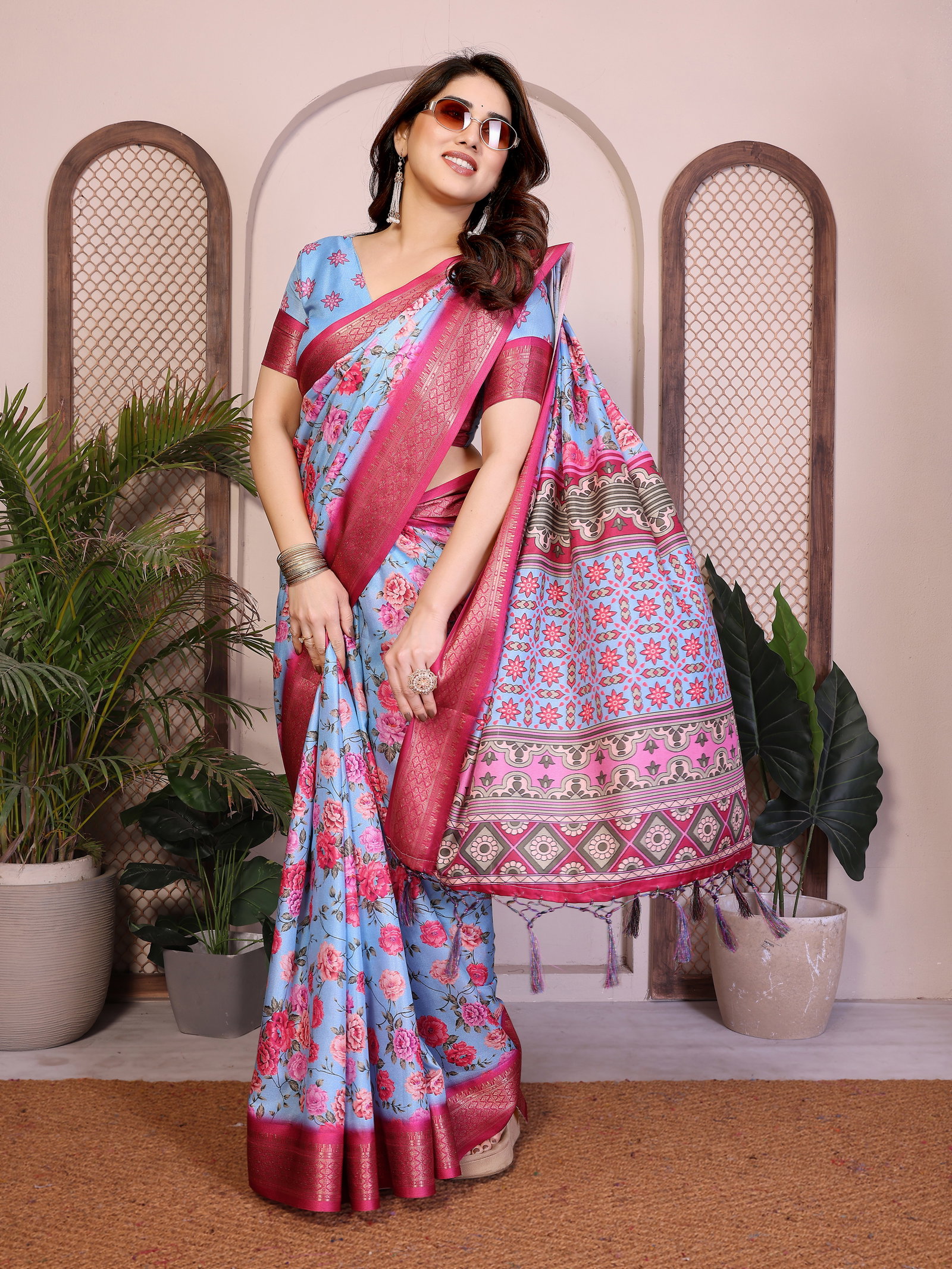 Aaxita 2 Cotton Silk Printed Saree Collection