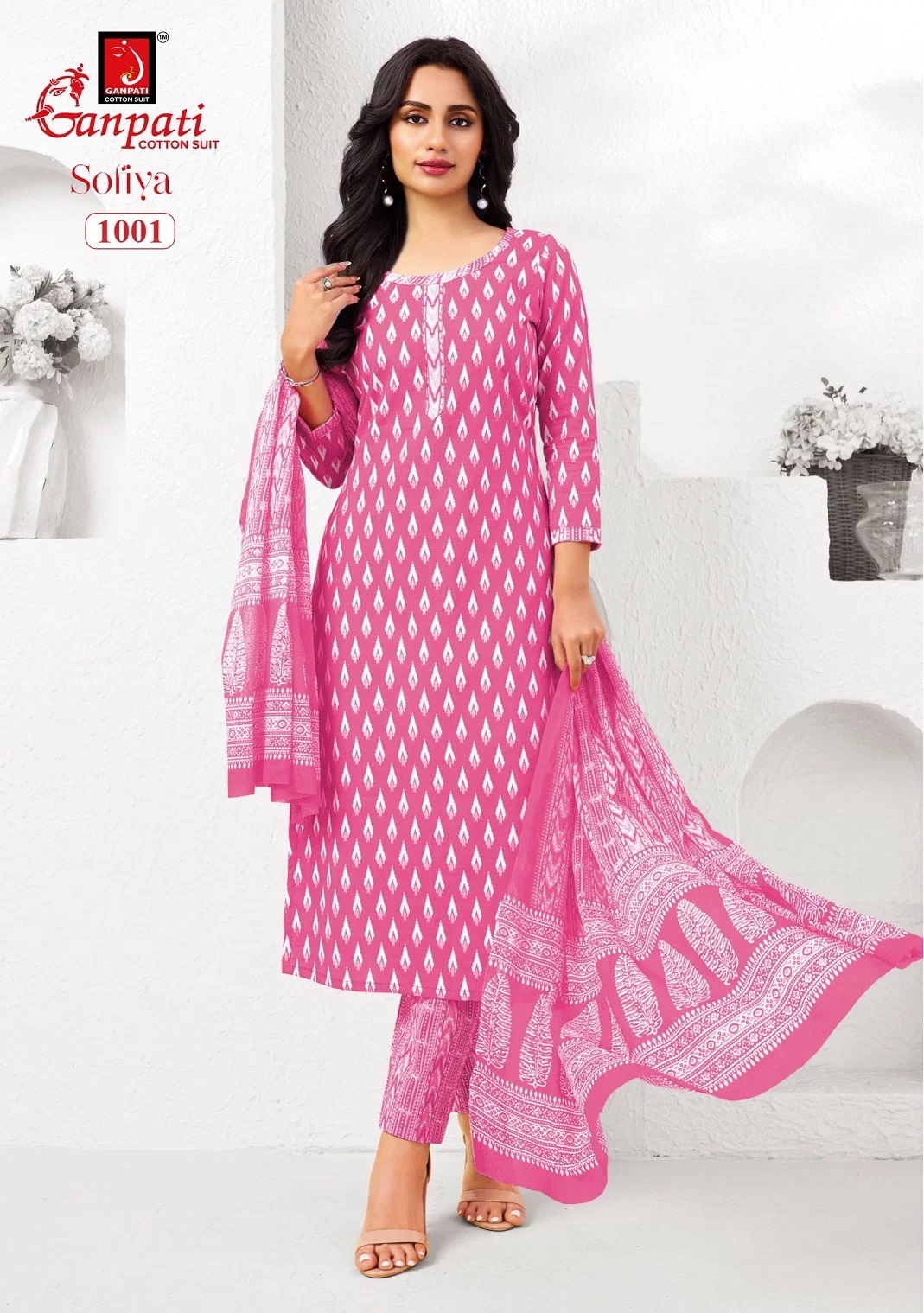 Ganpati Sofiya Vol 1 Pure Cotton Readymade Dress Collection