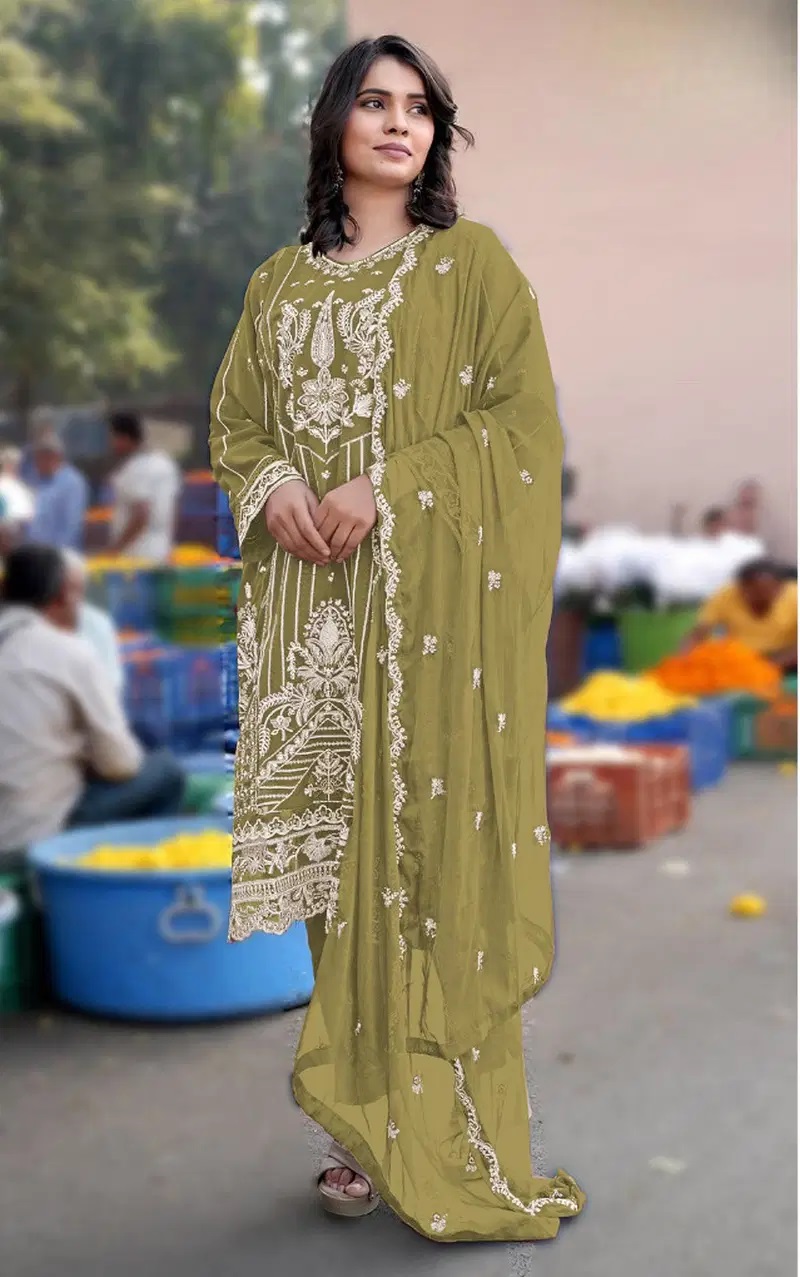 Mah E Rooh 5247 A To D Chiffon Embroidered Pakistani Suits