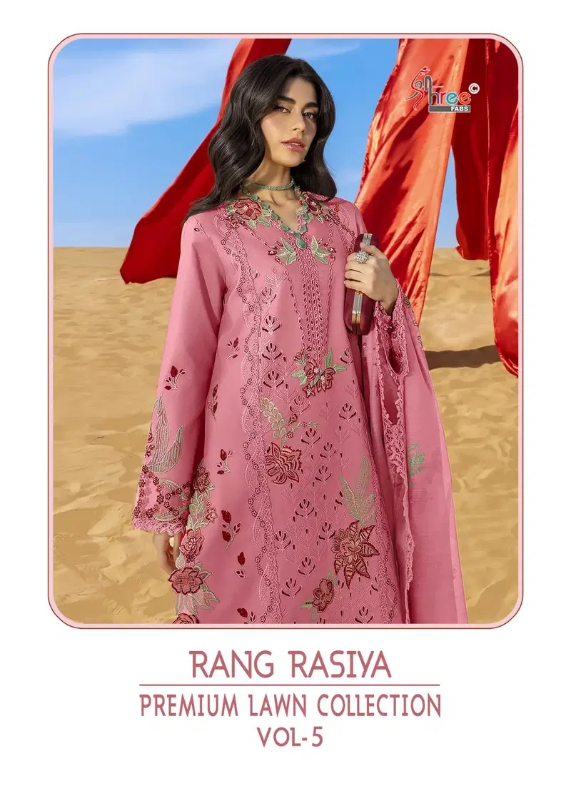 Shree Rang Rasiya Lawn Cotton Pakistani Salwar Suits