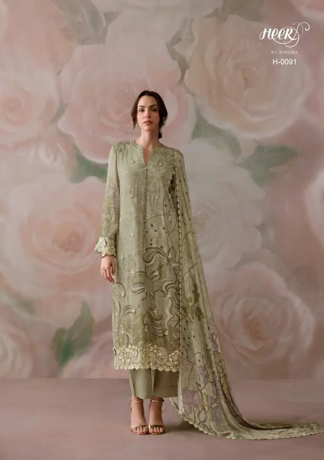 Kimora Heer Ranibagh Chinon Vol 253 Designer Salwar Suits Collection