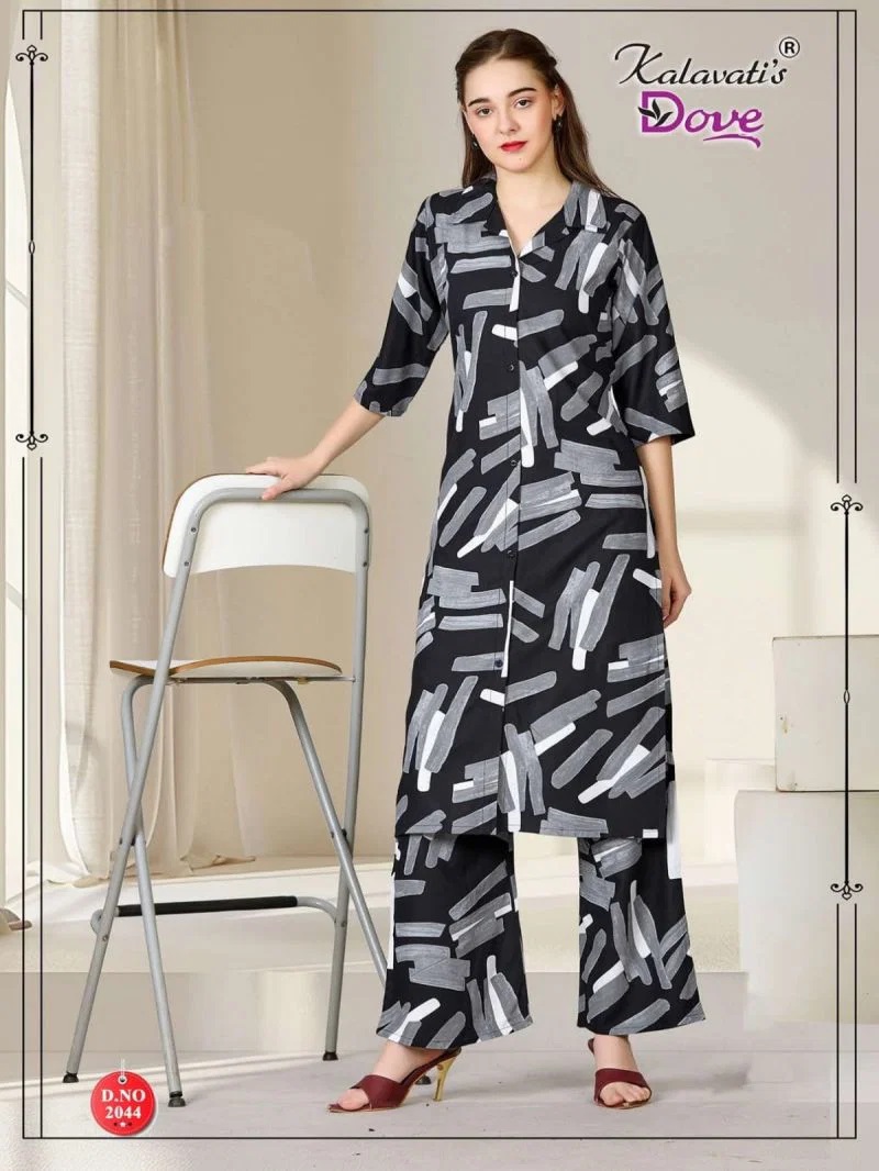 Kalavatis Vol 2637 Digital Printed Kurti With Bottom