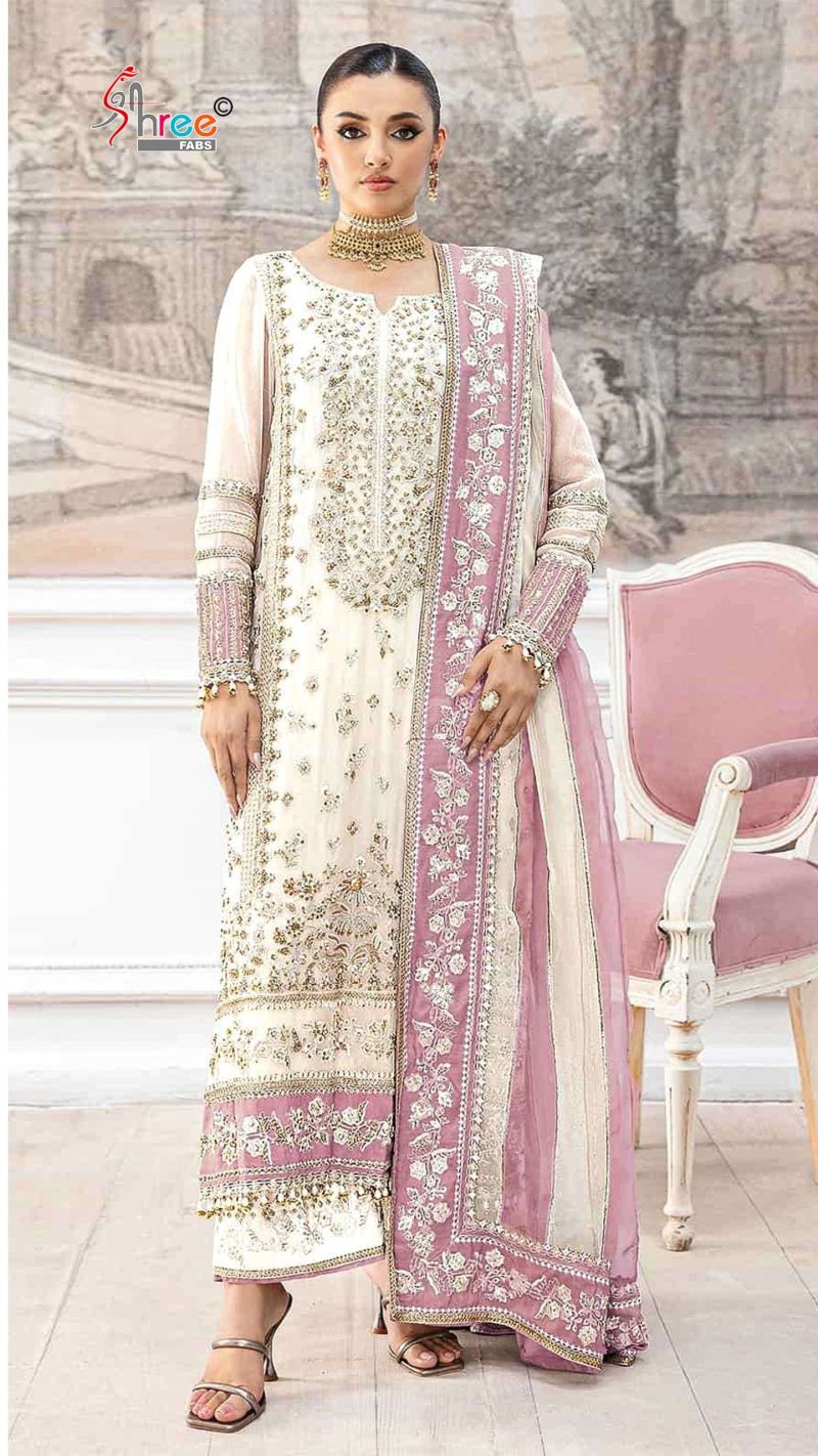 Shree Sf 5609 Embroidered Work Pakistani Salwar Kameez