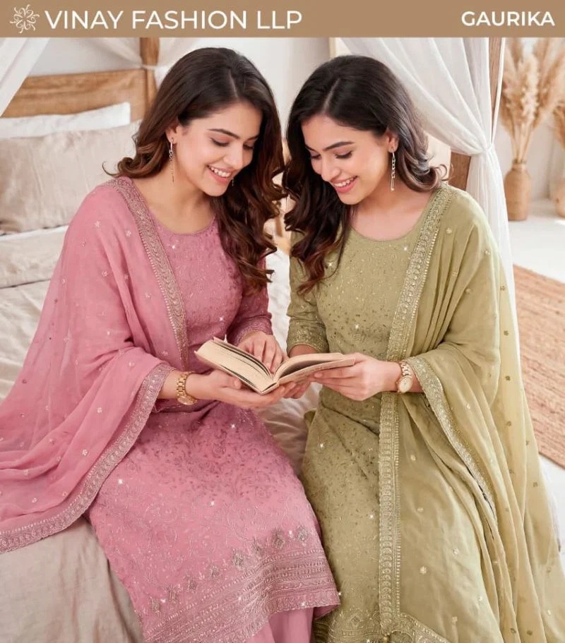 Vinay Kuleesh Gaurika Embroidered Salwar Kameez Collection