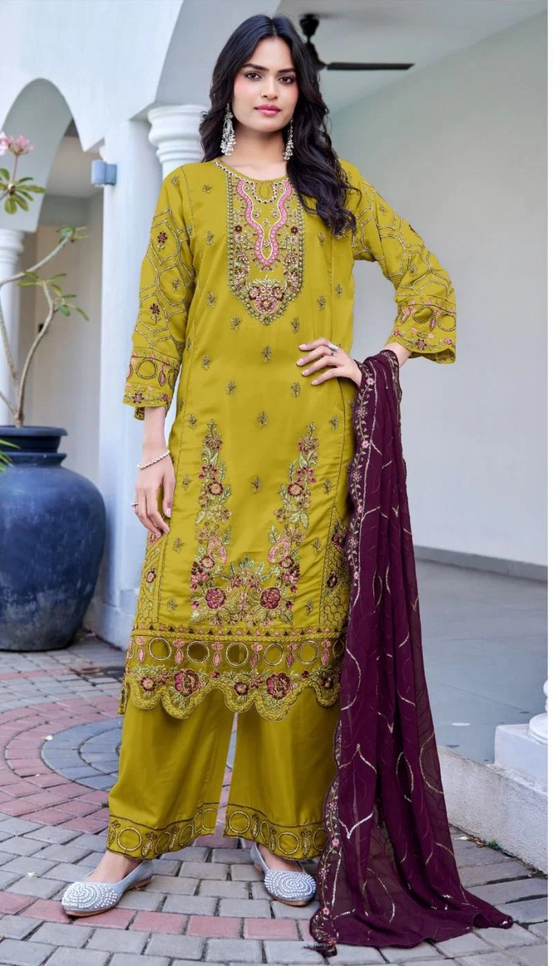 Bilqis B 268 Embroidered Pakistani Readymade Salwar Suits