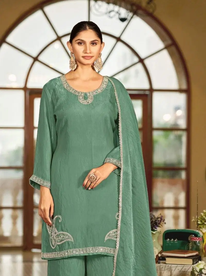 Khas 418 A To D Fandy Beads Work Salwar Kameez Collection