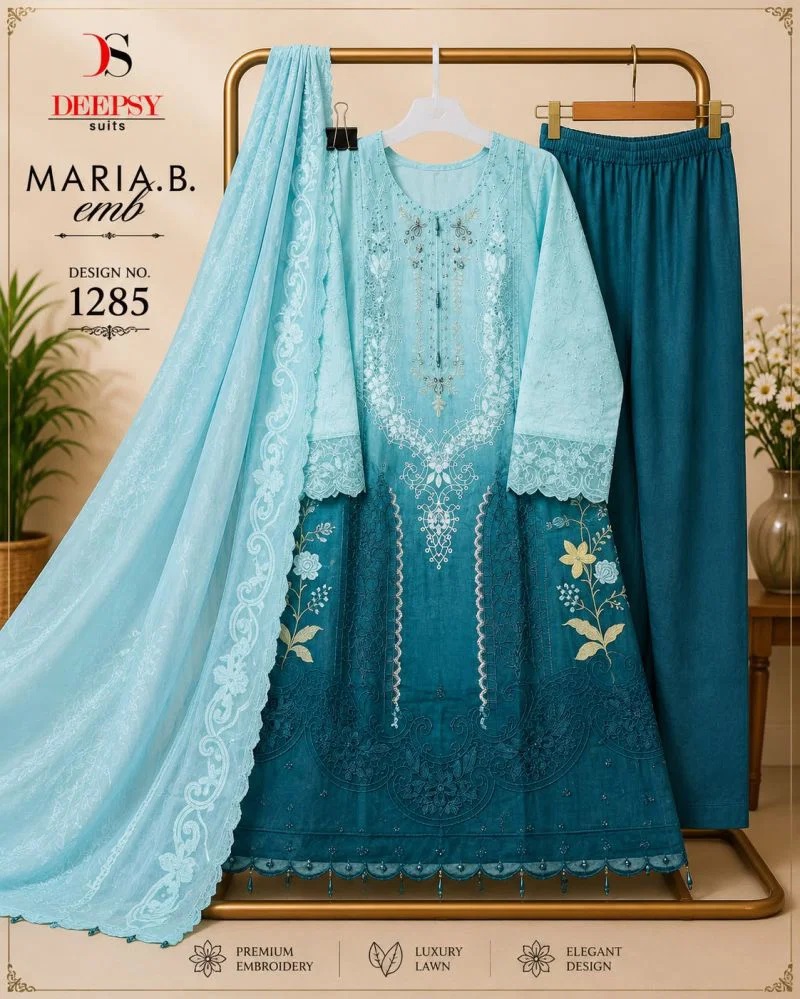 Deepsy R 1285 Cotton Embroidery With Latkan Pakistani Suits