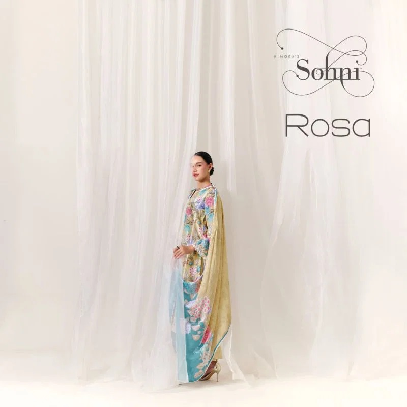 Kimora Sohni Rosa Vol 92 Muslin Digital Printed Salwar Kameez