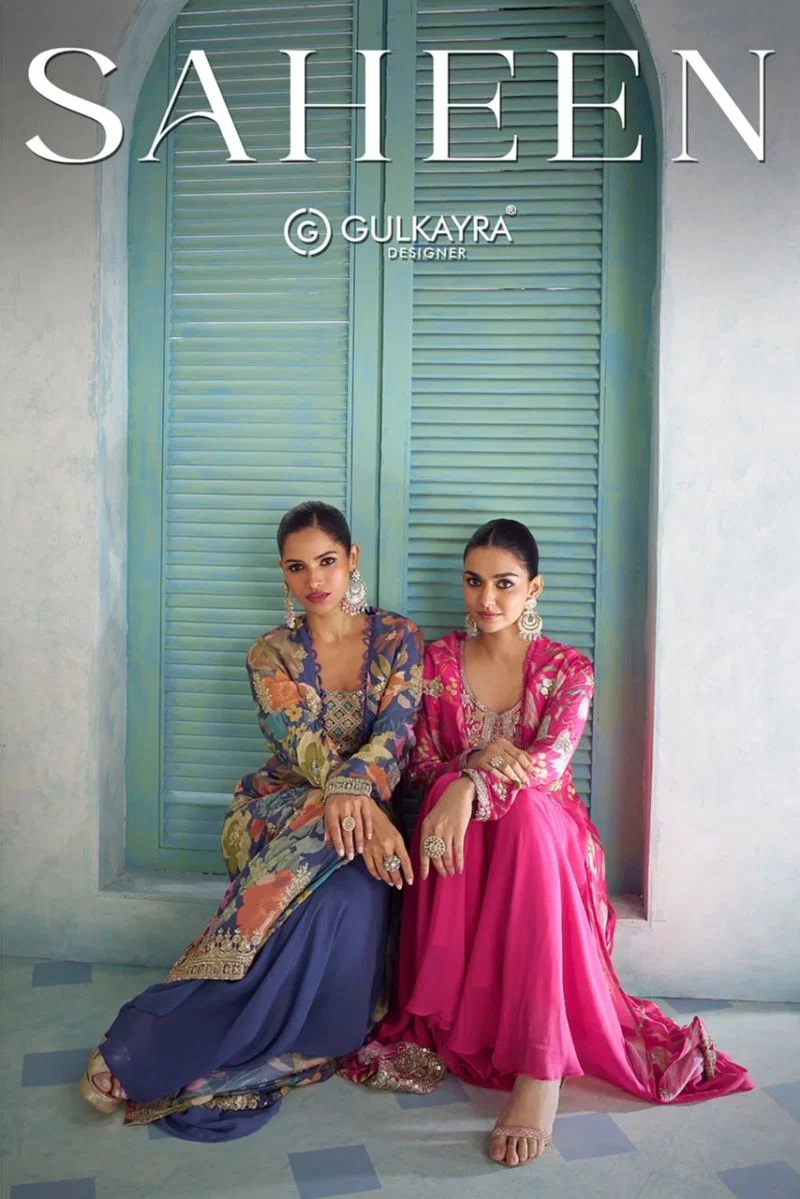 Gulkayra Saheen Chinon Embroidered Indo Western Collection