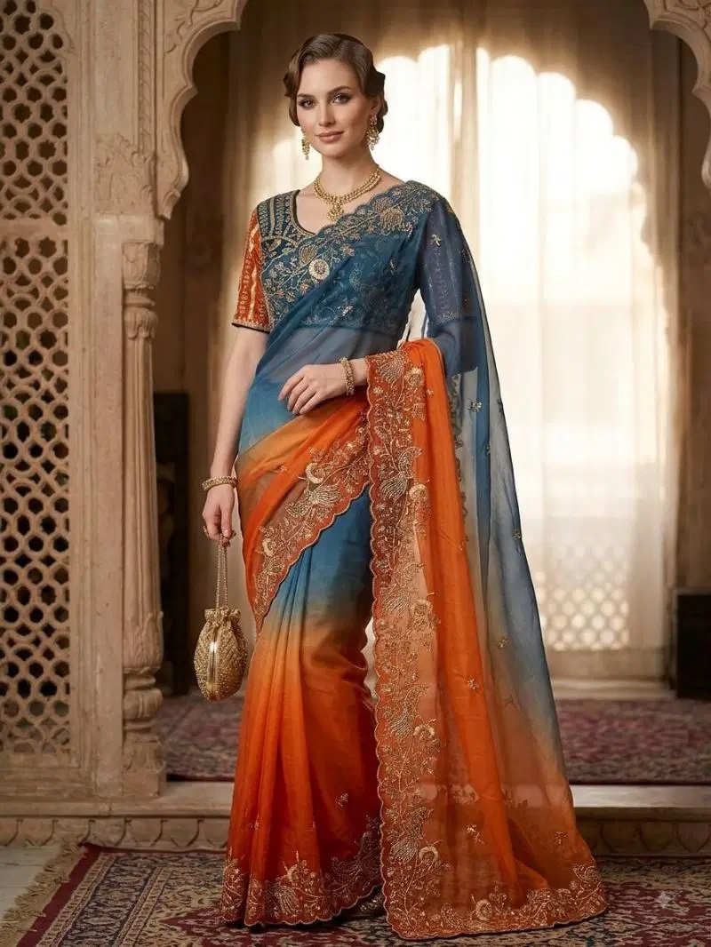 Sw Morvi Vol 1 Fandy Designer Saree Collection