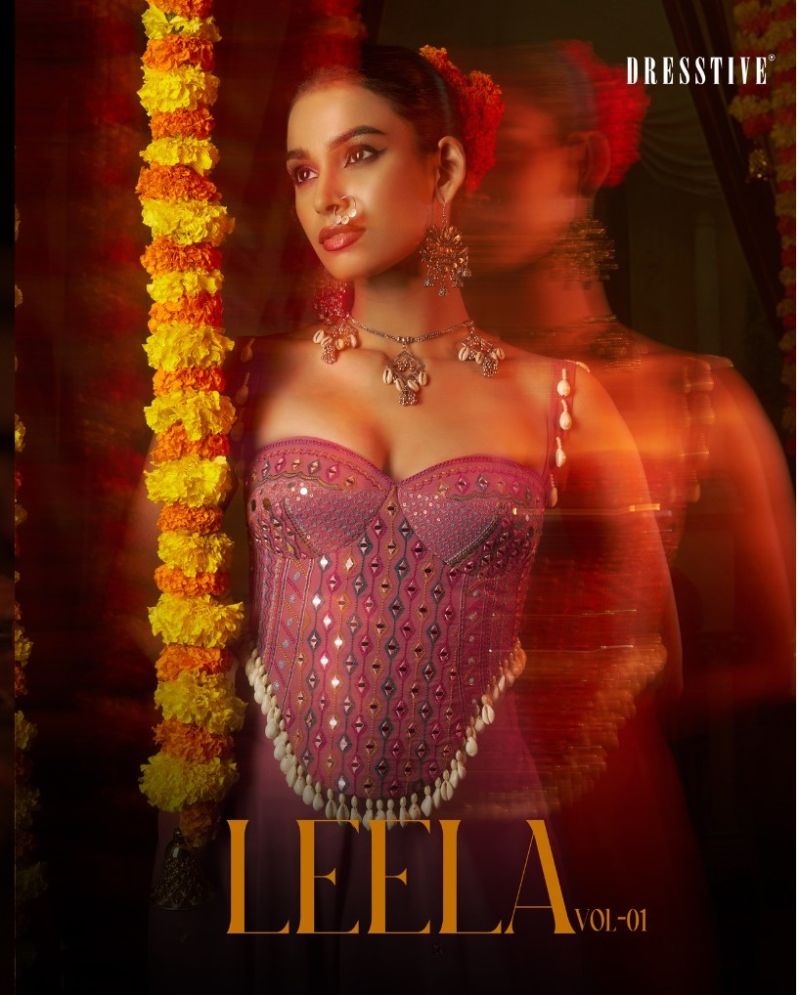 Dresstive Leela Vol 1 Thread Work Indo Western Collection