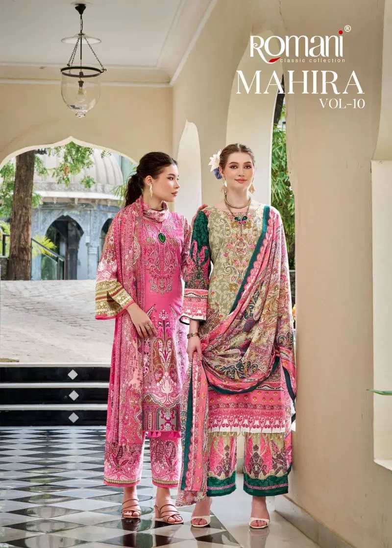 Romani Mahira Vol 10 Cotton Printed Readymade Dress Collection