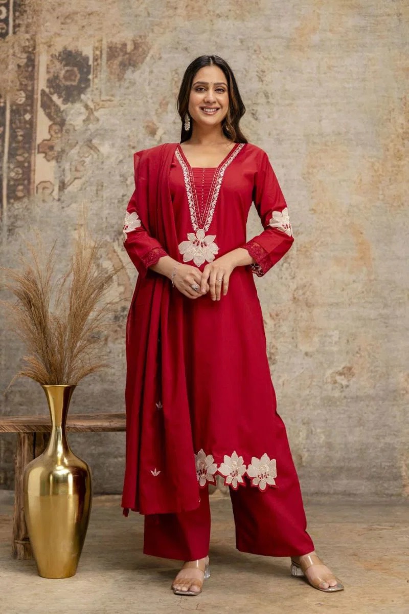 Tlc Vol 103 Cotton Kurti With Pant Dupatta Collection