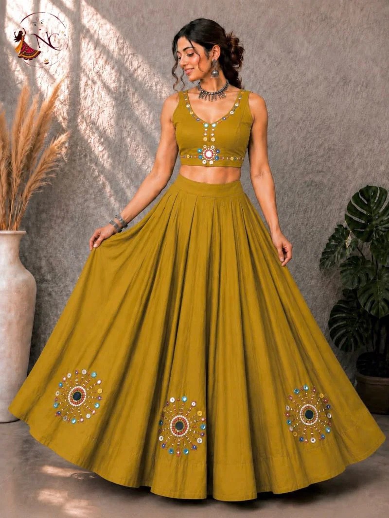 Khelaiya Vol 1 Roman Silk Flair Mirror Work Lehenga Choli Collection