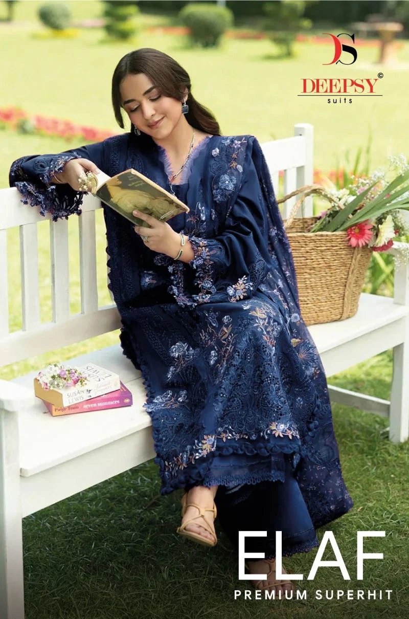 Deepsy Elaf Premium Superhit Cotton Embroidered Salwar Kameez