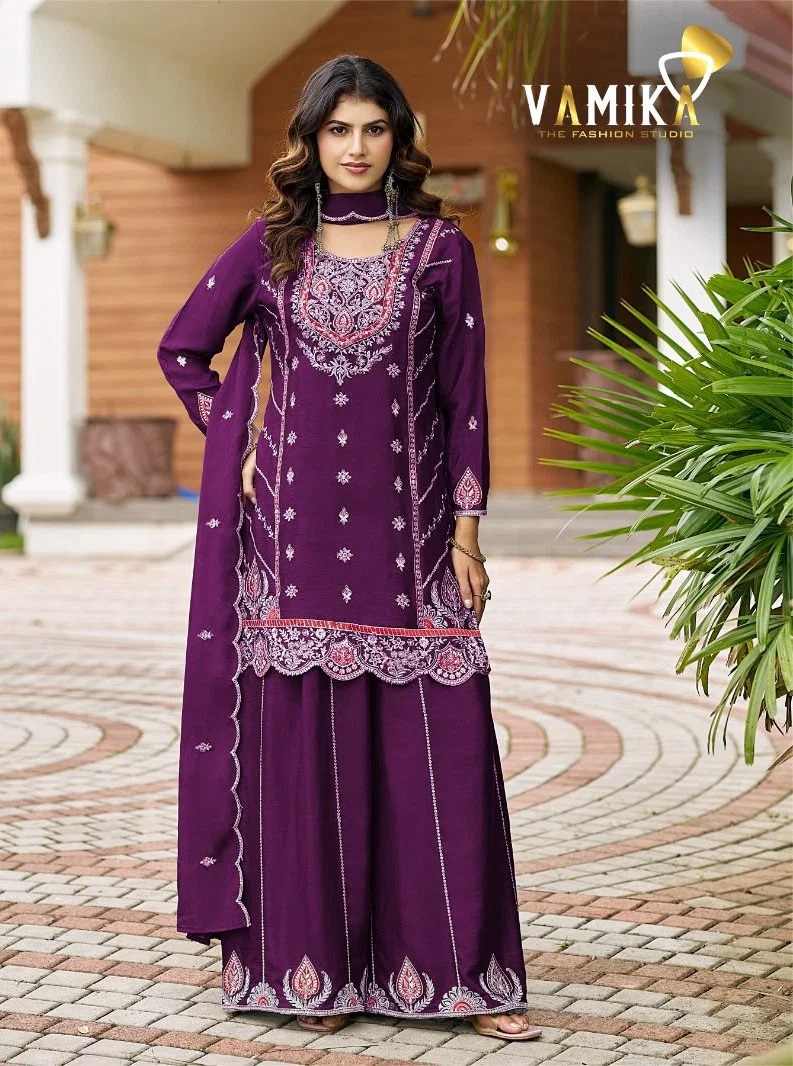 Vamika Ashima Vol 3 Atex Chinon Designer Salwar Kameez Collection
