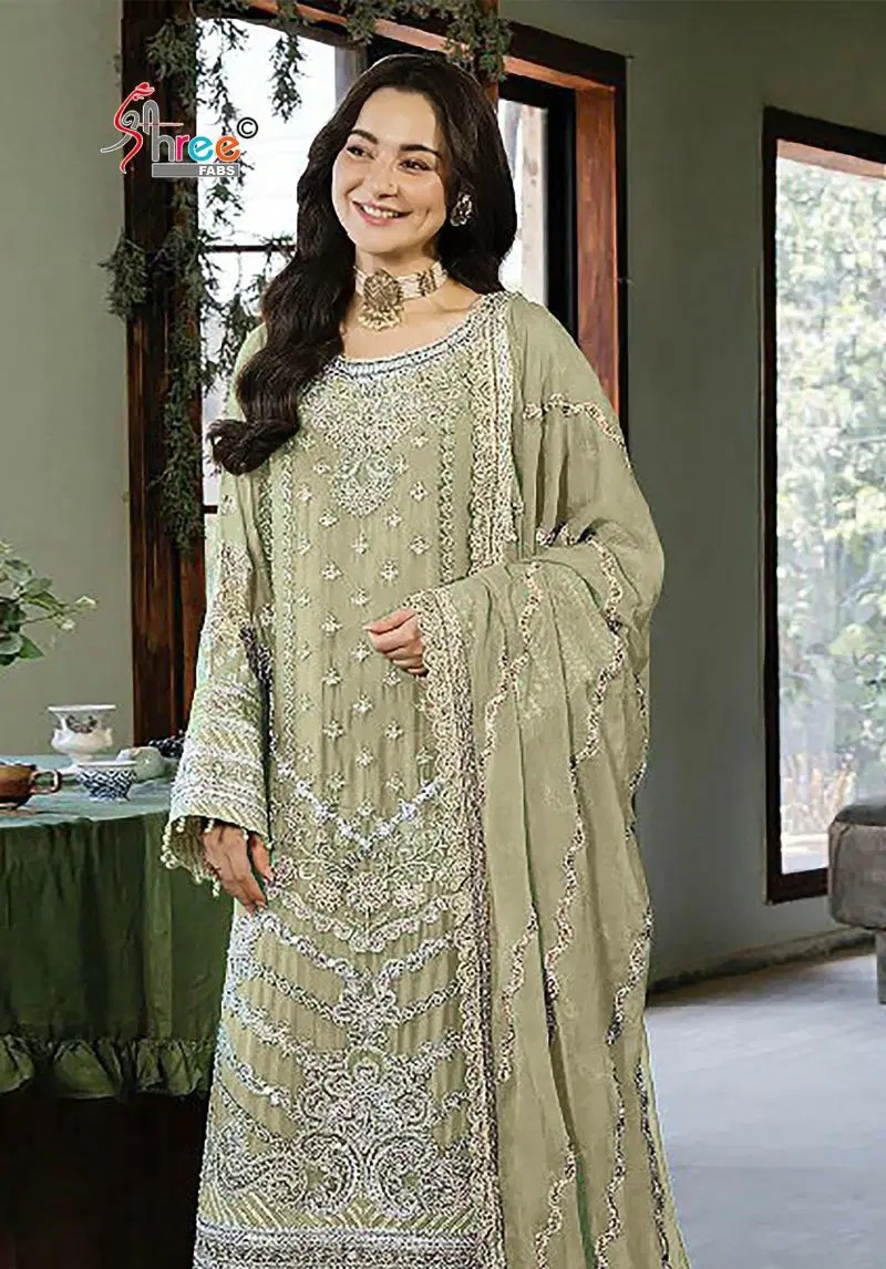 Shree Sf 5627 A To D Chiffon Pakistani Salwar Kameez Collection
