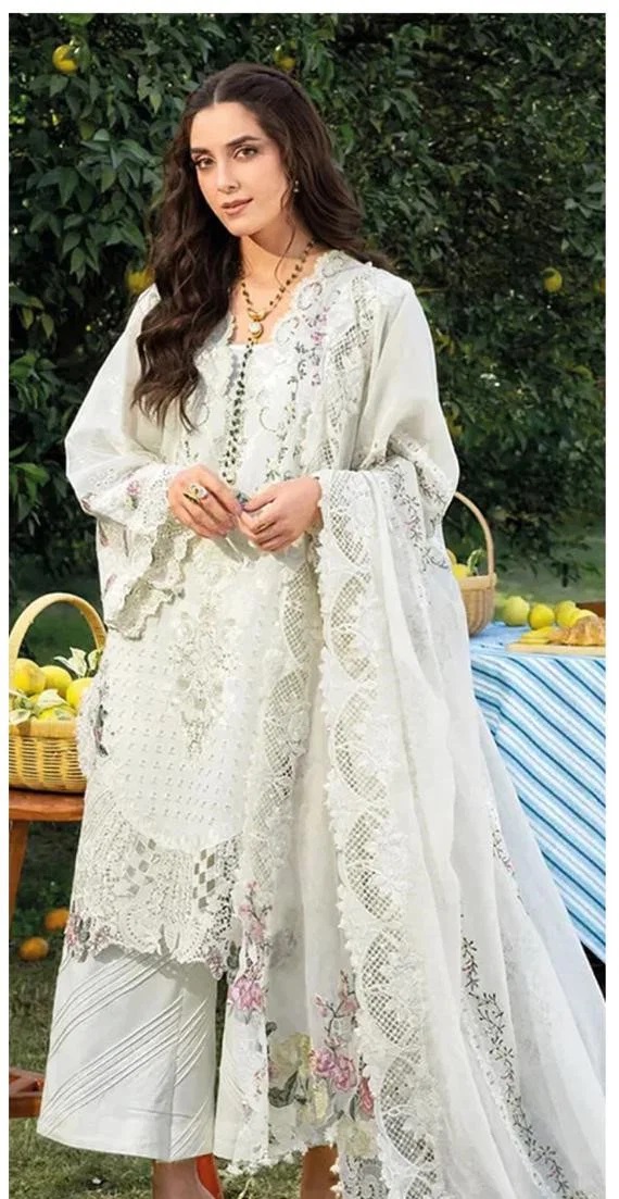 Saniya 1722 A To D Cotton Chikankari Pakistani Salwar Kameez