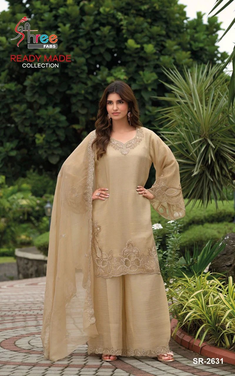 Shree R 2631 A To D Beads Work Readymade Salwar Kameez