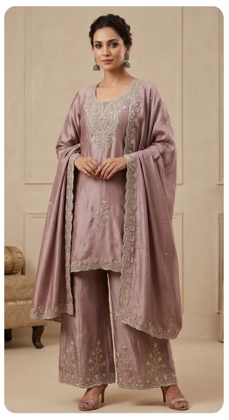 Zorista 11047 A To D Silk Beads Work Wedding Suits Collection