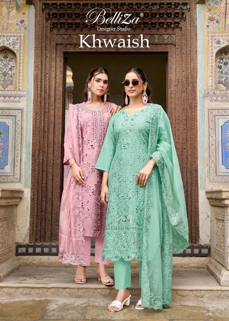 Belliza Khwaish Lawn Cotton Dress Material Collection