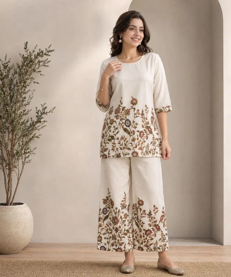 Emily 101 To 103 Khadi Cotton Printed Co Ord Set Collection