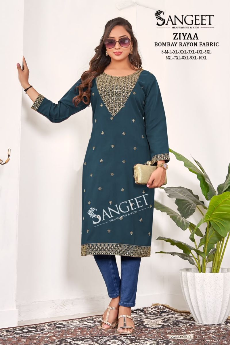 Sangeet Ziyaa Vol 1 Embroidered Kurti Collection