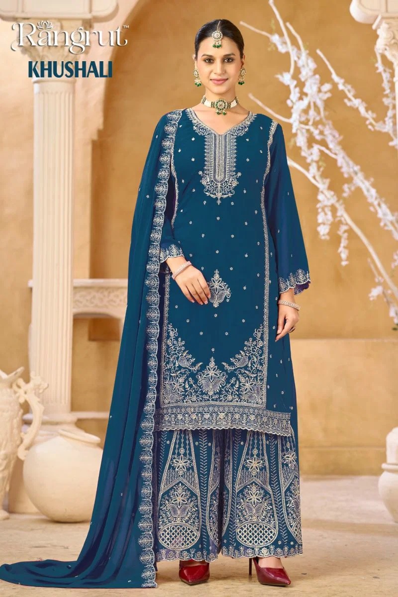 Rangrut Khushali Georgette Embroidered Salwar Kameez Online