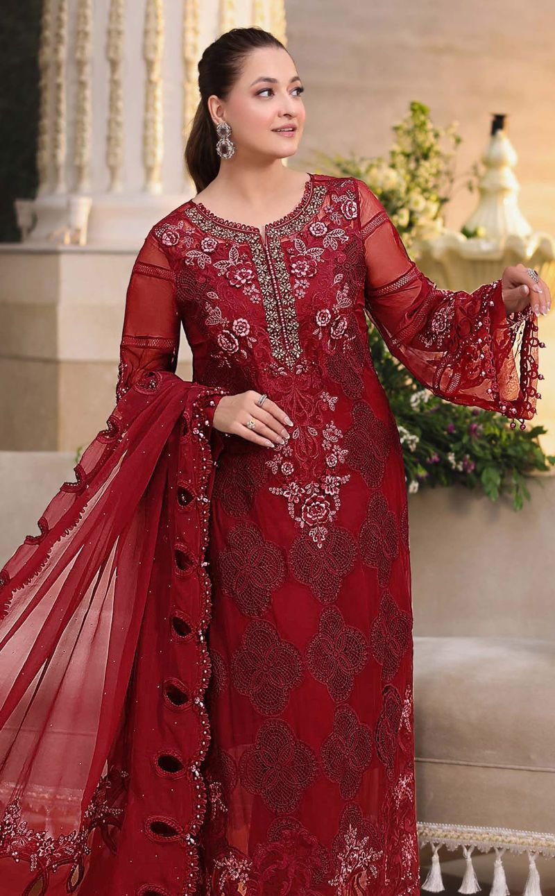 Elan E 63 A To D Chiffon Pakistani Salwar Kameez Collection