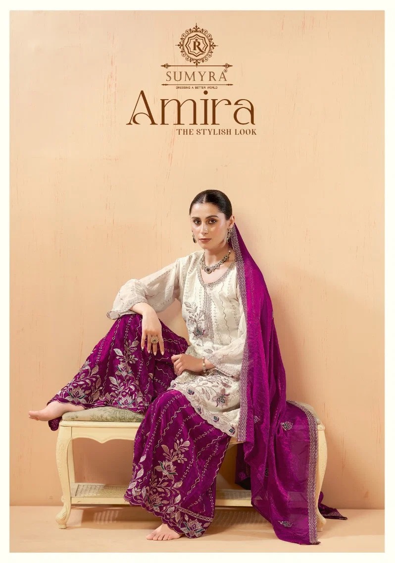 Radhika Sumyra Amira Embroidered Dress Material Collection