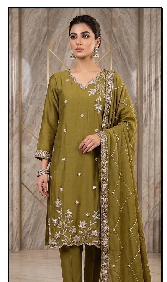 Hoor Tex 976 A To D Crunchy Embroidered Designer Salwar Kameez
