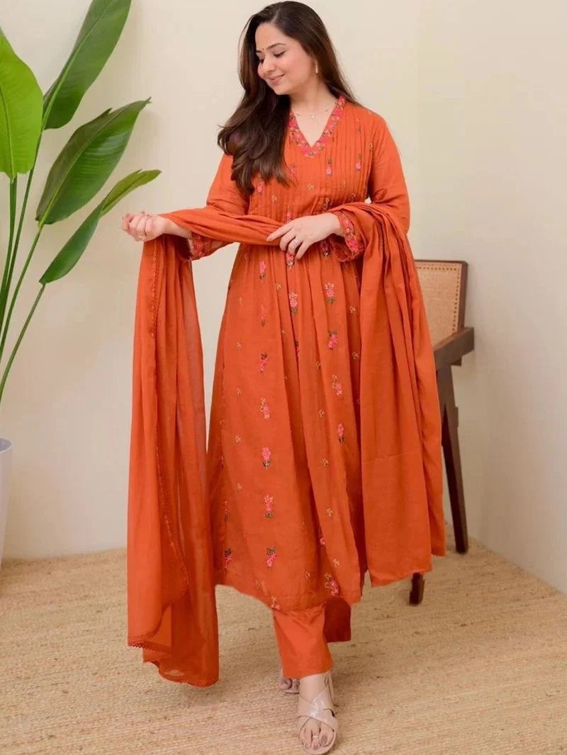 Dhruvi 533 Viscose Festive Wear Kurti With Bottom Dupatta