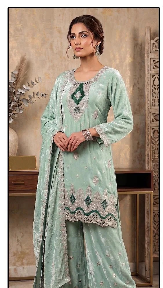 Hoor Tex 985 A To D Fandy Embroidered Salwar Kameez