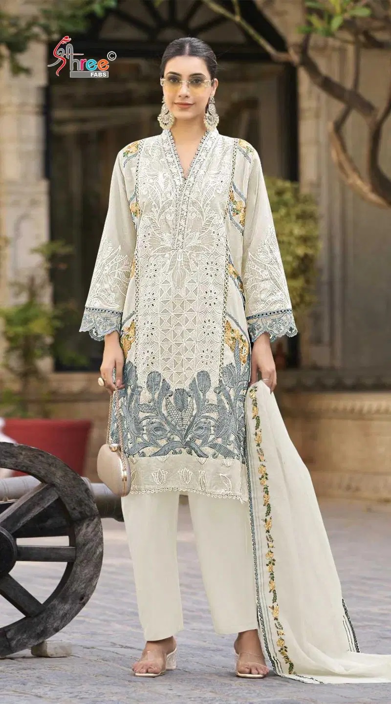Shree Sf 5563 A To D Kota Embroidered Pakistani Suits Collection