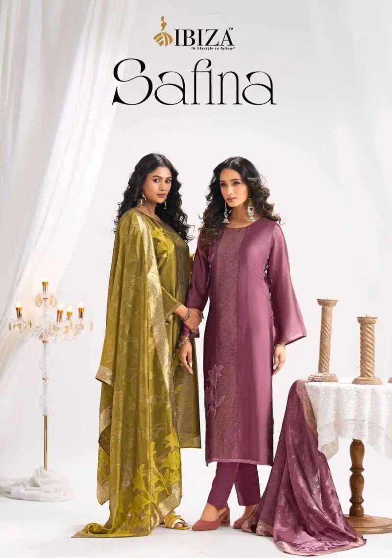 Ibiza Safina Banglory Silk Hand Work Salwar Kameez Collection