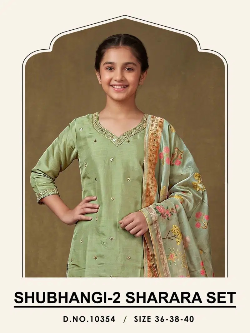 Shubhangi 10354 Embroidered Work Girls Suits Collection