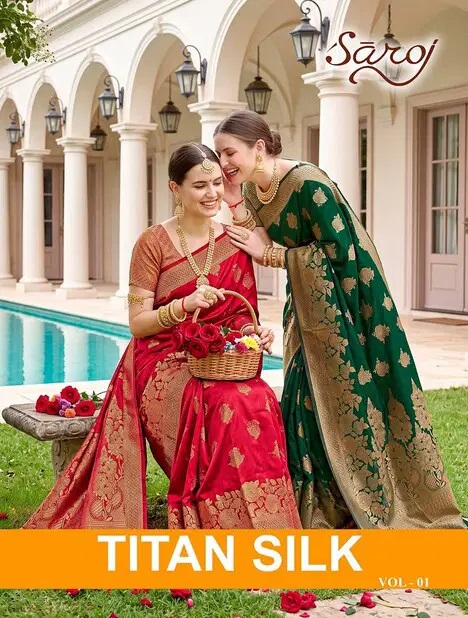 Saroj Titan Silk Vol 2 Soft Silk Traditional Saree Collection