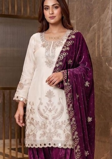 Hoor Tex 986 Embroidered Designer Salwar Kameez collection