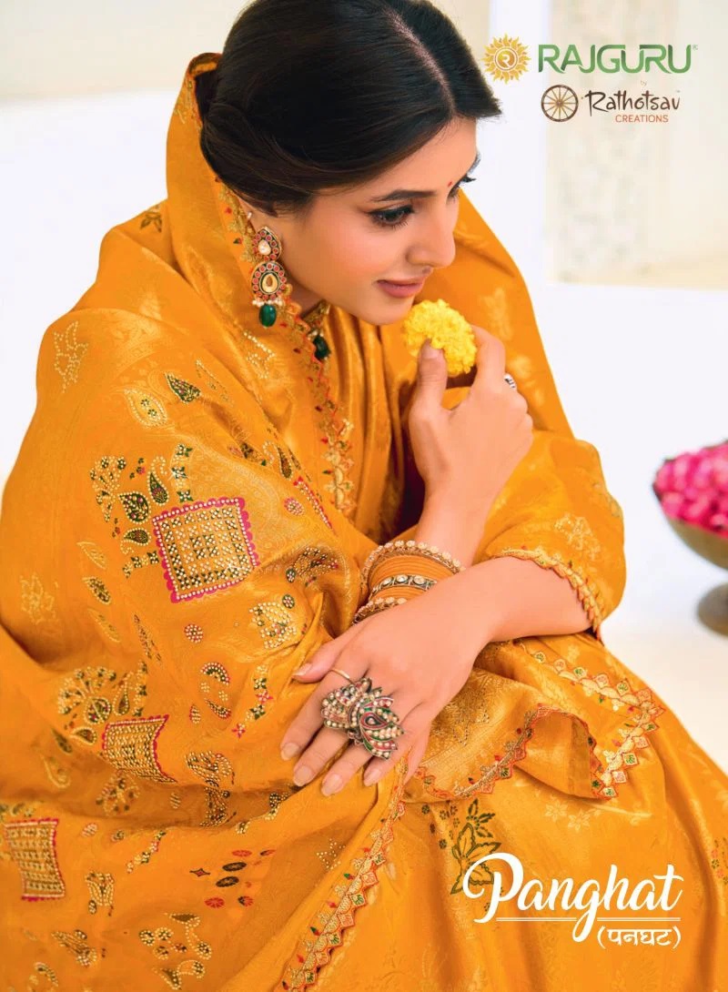 Rajguru Panghat Jamdani Silk Designer Saree Collection