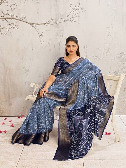 Mahek 232 Digital Printed Bandhani Saree Collection