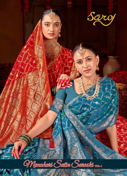 Saroj Manohari Satin Silk Vol 1 Silk Traditional Saree Online