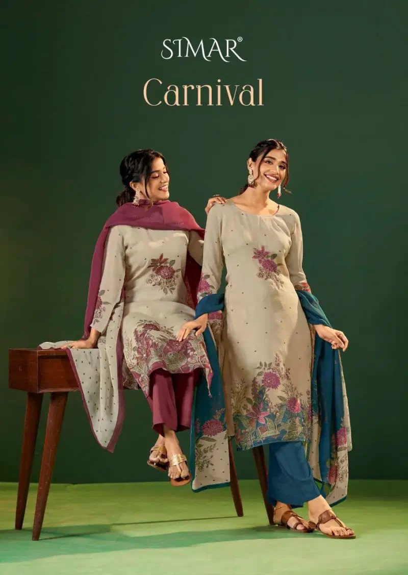 Glossy Simar Carnival Corduroy Digital Printed Salwar Kameez