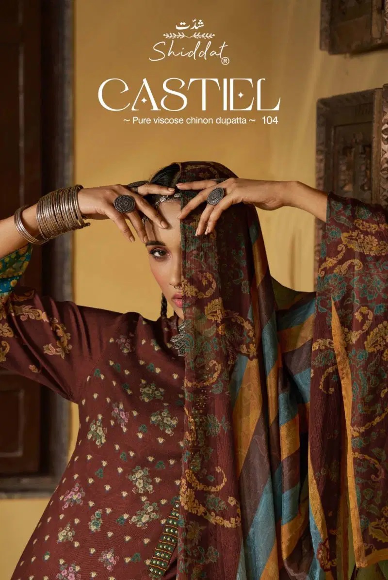 Shiddat Castiel 104 Pashmina Designer Salwar Kameez Collection